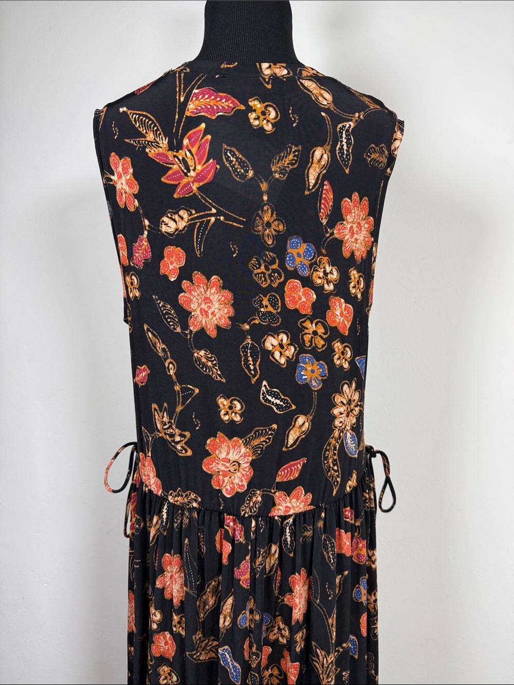 ULLA JOHNSON Cleo Odessauu Sleeveless Floral Dress L - Picture 5 of 10